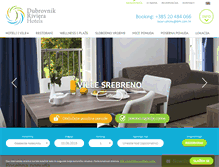 Tablet Screenshot of dubrovnik-riviera-hotels.hr